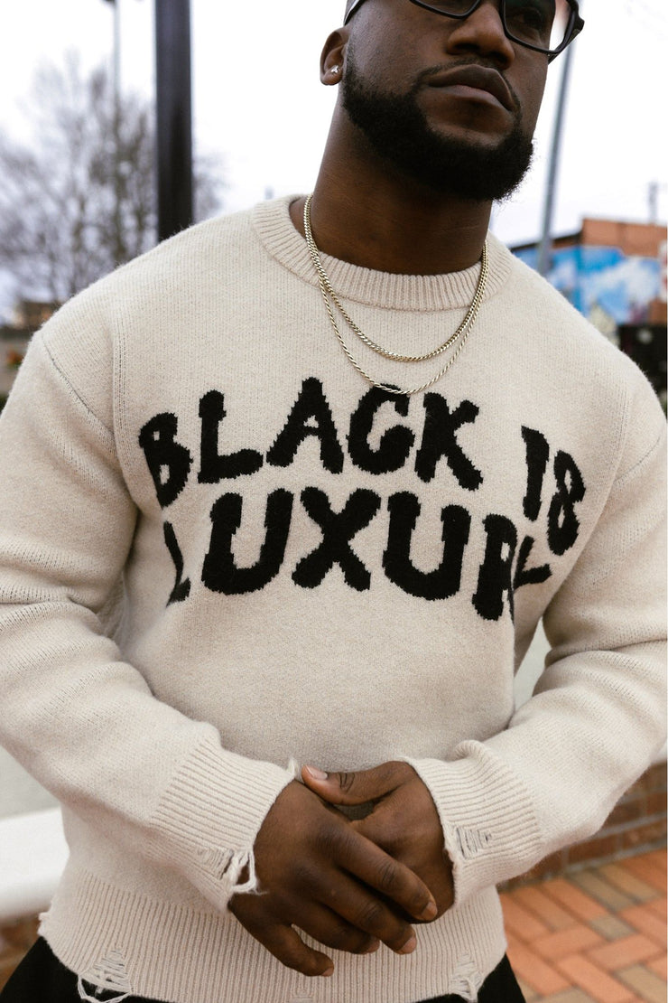 BLK is Lux Tan Sweater